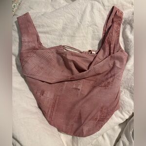 House of CB Warm Pink Sleeveless Top